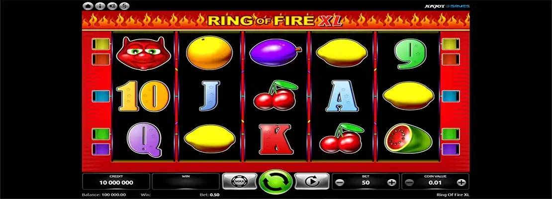 Erste Spielansicht von Ring Of Fire XL