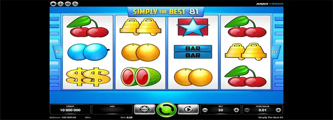 Erste Spielansicht von Simply The Best 81