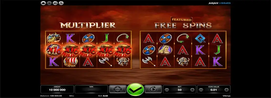 Erste Spielansicht von Vikings